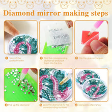 Load image into Gallery viewer, DIY Crystal Diamond Mirror Paint by Number Kits Flamingo for Girl (074)