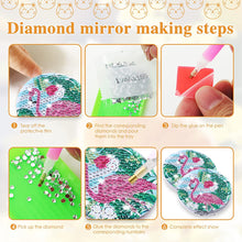 Load image into Gallery viewer, DIY Crystal Diamond Mirror Paint by Number Kits Flamingo for Girl (075)