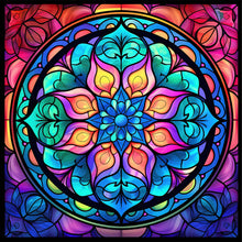 Load image into Gallery viewer, Diamond Painting - Full Round - Mandala Glass Painting (30*30CM)