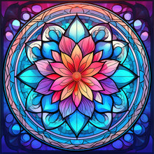 Load image into Gallery viewer, Diamond Painting - Full Round - Mandala Glass Painting (30*30CM)