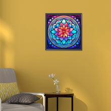 Load image into Gallery viewer, Diamond Painting - Full Round - Mandala Glass Painting (30*30CM)