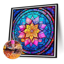 Load image into Gallery viewer, Diamond Painting - Full Round - Mandala Glass Painting (30*30CM)