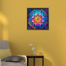 Load image into Gallery viewer, Diamond Painting - Full Round - Mandala Glass Painting (30*30CM)