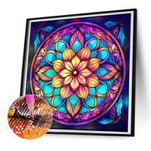 Load image into Gallery viewer, Diamond Painting - Full Round - Mandala Glass Painting (30*30CM)