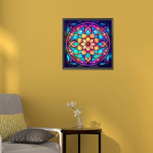 Load image into Gallery viewer, Diamond Painting - Full Round - Mandala Glass Painting (30*30CM)