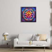 Load image into Gallery viewer, Diamond Painting - Full Round - Mandala Glass Painting (30*30CM)