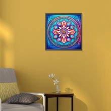 Load image into Gallery viewer, Diamond Painting - Full Round - Mandala Glass Painting (30*30CM)