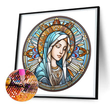 Load image into Gallery viewer, Diamond Painting - Full Round - Jesus and the Virgin glass painting (30*30CM)