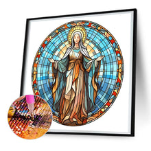 Load image into Gallery viewer, Diamond Painting - Full Round - Jesus and the Virgin glass painting (30*30CM)