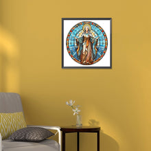 Load image into Gallery viewer, Diamond Painting - Full Round - Jesus and the Virgin glass painting (30*30CM)