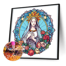 Load image into Gallery viewer, Diamond Painting - Full Round - Jesus and the Virgin glass painting (30*30CM)
