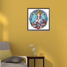 Load image into Gallery viewer, Diamond Painting - Full Round - Jesus and the Virgin glass painting (30*30CM)