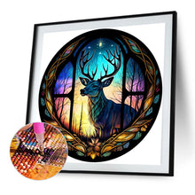 Load image into Gallery viewer, Diamond Painting - Full Square - Glass Art - Deer (40*40CM)