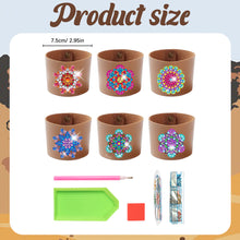 Load image into Gallery viewer, 6pcs DIY Embroidery Art Craft Kit Flower Diamond Cross Home Decor (Z02-6 )