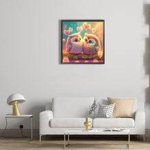 Load image into Gallery viewer, Diamond Painting - Full Round - love owl (30*30CM)