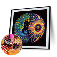 Load image into Gallery viewer, Diamond Painting - Partial Special Shaped - Sun Moon Mandala (30*30CM)