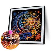 Load image into Gallery viewer, Diamond Painting - Partial Special Shaped - Sun Moon Mandala (30*30CM)