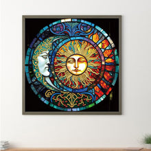 Load image into Gallery viewer, Diamond Painting - Partial Special Shaped - Sun Moon Mandala (30*30CM)