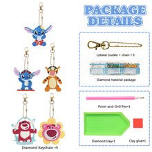 Load image into Gallery viewer, 5D Diamond Art Key Rings Art Craft DIY Double Sided Cartoon Gifts (DSNYSK02)