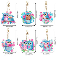 Load image into Gallery viewer, 5D Diamond Art Key Rings Art Craft DIY Double Sided Cartoon Gifts (YSK140)
