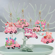 Load image into Gallery viewer, 5D Diamond Art Key Rings Art Craft DIY Double Sided Cartoon Gifts (YSK141)