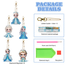 Load image into Gallery viewer, 5D Diamond Art Key Rings Art Craft DIY Double Sided Cartoon Gifts (YSK142)