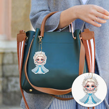 Load image into Gallery viewer, 5D Diamond Art Key Rings Art Craft DIY Double Sided Cartoon Gifts (YSK142)