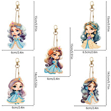 Load image into Gallery viewer, 5D Diamond Art Key Rings Art Craft DIY Double Sided Cartoon Gifts (YSK143)