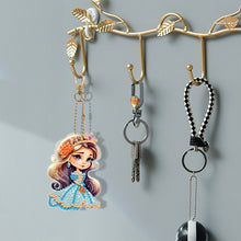 Load image into Gallery viewer, 5D Diamond Art Key Rings Art Craft DIY Double Sided Cartoon Gifts (YSK143)