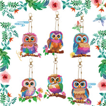 Load image into Gallery viewer, 5D Diamond Art Key Rings Art Craft DIY Double Sided Cartoon Gifts (YSK145)