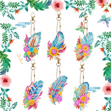 Load image into Gallery viewer, 5D Diamond Art Key Rings Art Craft DIY Double Sided Cartoon Gifts (YSK146)