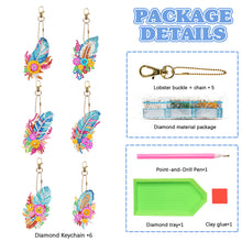 Load image into Gallery viewer, 5D Diamond Art Key Rings Art Craft DIY Double Sided Cartoon Gifts (YSK146)