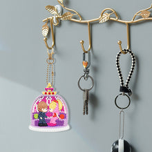 Load image into Gallery viewer, 5D Diamond Art Key Rings Art Craft DIY Double Sided Cartoon Gifts (YSK147)