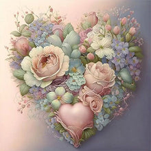 Load image into Gallery viewer, Diamond Painting - Full Round - love flowers (40*40CM)