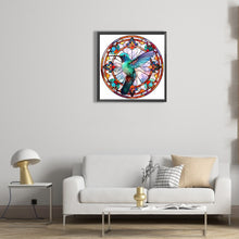Load image into Gallery viewer, Diamond Painting - Full Round - Hummingbird Glass Art (30*30CM)