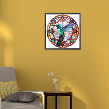Load image into Gallery viewer, Diamond Painting - Full Round - Hummingbird Glass Art (30*30CM)