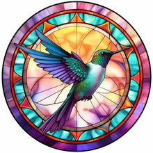 Load image into Gallery viewer, Diamond Painting - Full Round - Hummingbird Glass Art (30*30CM)