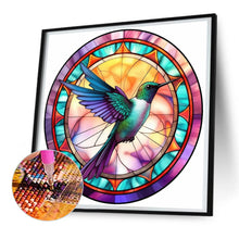 Load image into Gallery viewer, Diamond Painting - Full Round - Hummingbird Glass Art (30*30CM)