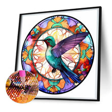 Load image into Gallery viewer, Diamond Painting - Full Round - Hummingbird Glass Art (30*30CM)