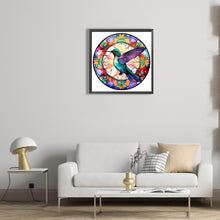 Load image into Gallery viewer, Diamond Painting - Full Round - Hummingbird Glass Art (30*30CM)