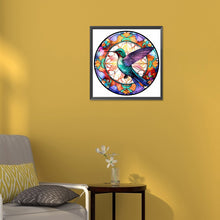 Load image into Gallery viewer, Diamond Painting - Full Round - Hummingbird Glass Art (30*30CM)