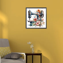 Load image into Gallery viewer, Diamond Painting - Full Round - sewing machine (30*30CM)