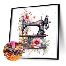 Load image into Gallery viewer, Diamond Painting - Full Round - sewing machine (30*30CM)
