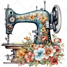 Load image into Gallery viewer, Diamond Painting - Full Round - sewing machine (30*30CM)