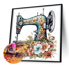 Load image into Gallery viewer, Diamond Painting - Full Round - sewing machine (30*30CM)