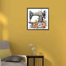Load image into Gallery viewer, Diamond Painting - Full Round - sewing machine (30*30CM)
