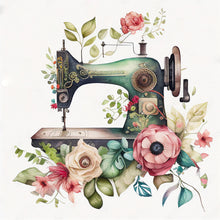 Load image into Gallery viewer, Diamond Painting - Full Round - sewing machine (30*30CM)