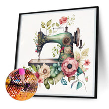 Load image into Gallery viewer, Diamond Painting - Full Round - sewing machine (30*30CM)