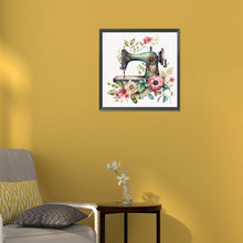 Load image into Gallery viewer, Diamond Painting - Full Round - sewing machine (30*30CM)