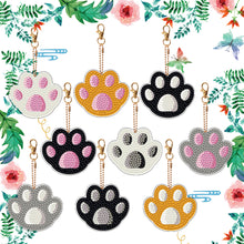 Load image into Gallery viewer, 9pcs Diamond Art Keychain Special-shaped Drill 5D DIY Bag Pandant (PT06)